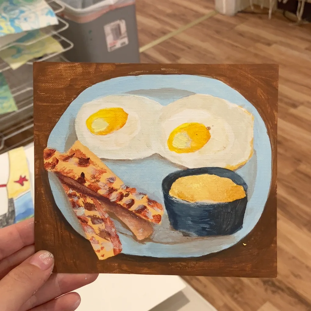 breakfast drawing